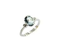 Anello Soranzo Gioielli Donna Pietre Preziose in Oro bianco Acquamarina 1.60 Ct LT10388044 - LT10388044